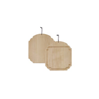 Dutchdeluxes - Luxury - Maple - Serving board - Cutting board - Breakfast plate - White beige