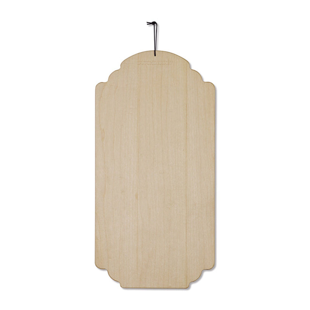 Dutchdeluxes - Handgemaakt - Luxe - Serveer- en snijplank - Ontbijtbord - Maple Esdoorn - Wit beige