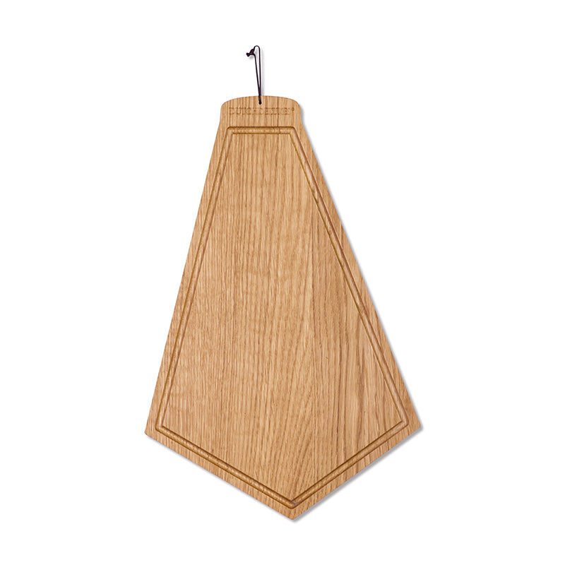Dutchdeluxes - Luxe - Eikenhout - Serveerplank - Snijplank - Presenteerplank - Bruin