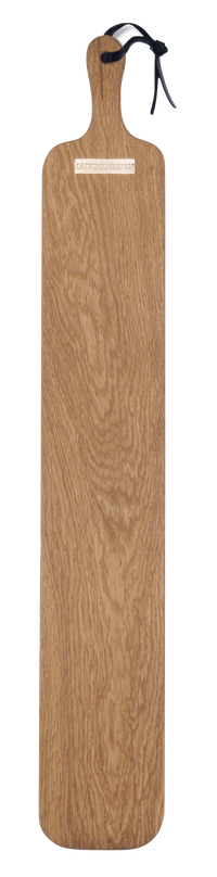 Dutchdeluxes - Broodplank - Snijplank - Serveerplank - 70x12cm - Massief eikenhout - XL -  Stripe - Bruin