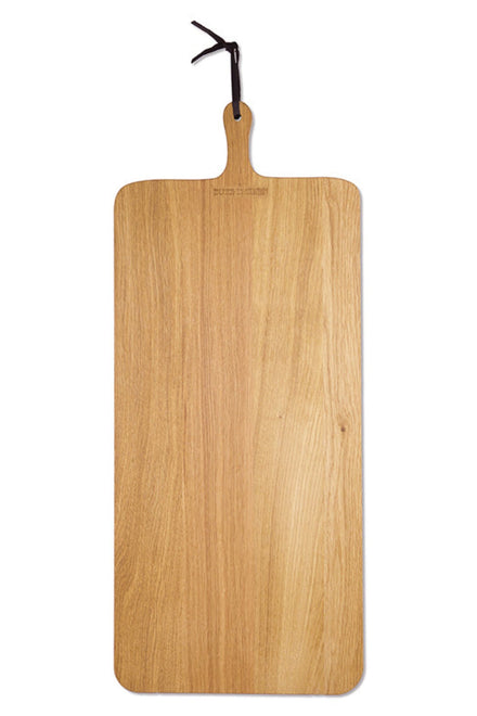 Dutchdeluxes - Luxus - Eichenholz - Rechteckig - Brotbrett - Schneidebrett - Servierbrett - XL - 70x34 cm - Braun