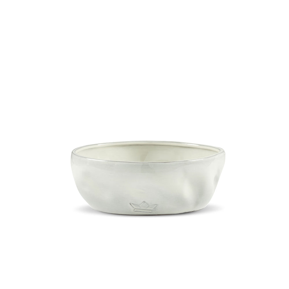 Dutchdeluxes - Handgemaakt - Luxe - Keramiek - Ontbijtkommen - Soepkommen - Set van 2 - 800 ml - Wit