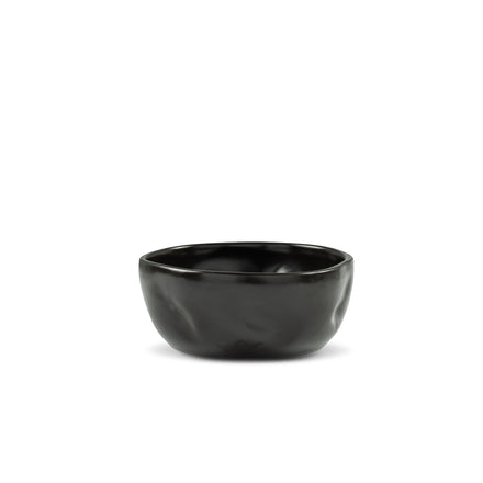 Dented Bowl - Medium - set of 2 - Black Matt