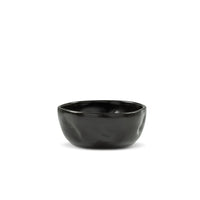 Dented Bowl - Medium - set of 2 - Black Matt