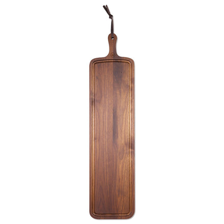 Dutchdeluxes - XL Slim Fit - Massief walnoothout - Broodplank - Snijplank - Serveerplank - 19x70 cm - Bruin