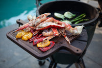 Grill - Handmade - BBQ - XL - Quadratisch - Brett - Räuchereiche geölt - Braun