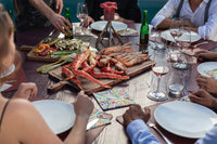 Dutchdeluxes - Barbecue - XL - BBQ - Planche - Rectangulaire - Chêne fumé huilé - Marron