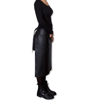 Waist Apron Long | Belt/Buckle - Classic Black