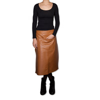 Waist Apron Long | Belt/Buckle - Classic Natural