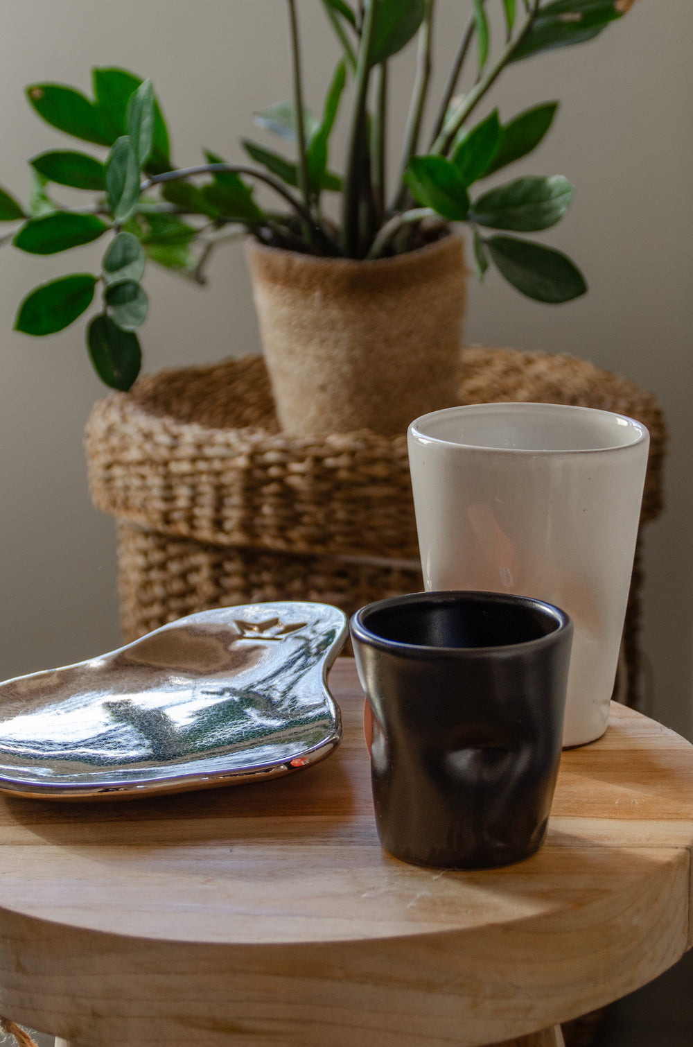 Dutchdeluxes - Vorspeisenteller - Löffelablage - 1 Stück - Platin