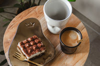 Dutchdeluxes - Vorspeisenteller - Löffelablage - 1 Stück - Platin