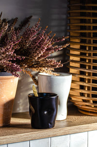 Dutchdeluxes - Grand modèle - Céramique - Fait main - Tasse de luxe - Tasse à café - Mug - Blanc