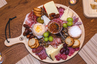 HORECA Spülmaschinenfestes Schneide- und Präsentationsbrett aus 100 % Holz – Rechteckig – Mit Griff