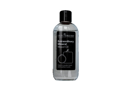 Dutchdeluxes - Bottle - Mineral serving board - Wood oil - Transparent - Long durability - Retains natural appearance of the wood