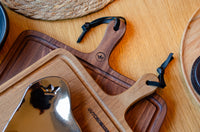 Dutchdeluxes - Luxury - Oak wood - Rectangular - Bread board - Cutting board - Serving board - XL - 70x34 cm - Brown