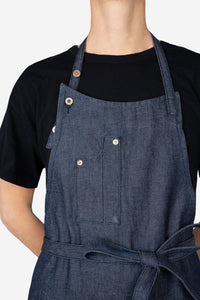 Apron 5-Pocket, Slim Fit - Denim Brut