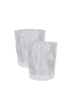 Dutchdeluxes - Gehard Glas - Luxe mok - Theekop -Koffiekop - 130ml - Transparant - Set van 2