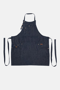 Apron 5-Pocket, Slim Fit - Denim Brut