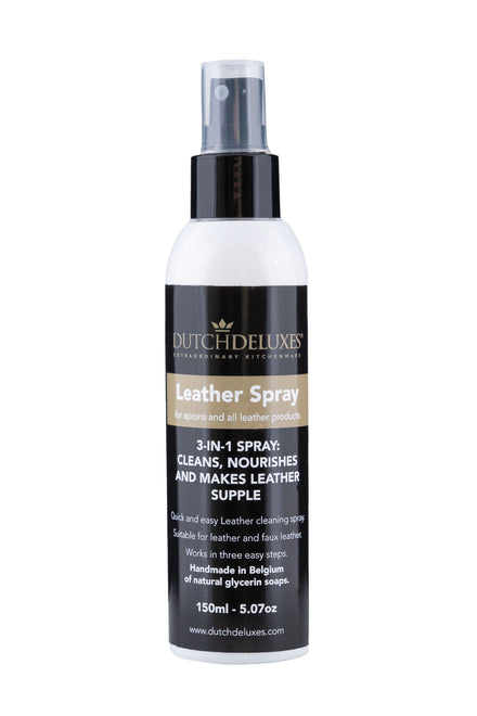 Dutchdeluxes 3-in-1 Maintenance set - Cleaning - Nourishing conditioning - Makes waterproof - Includes luxury brush with horsehair - 150 ml