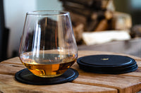 Dutchdeluxes – Fait main – Cuir – Dessous de verre – Résistant à l’eau – Brun