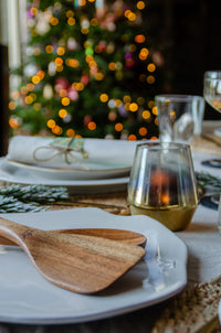 Dutchdeluxes - Acacia de luxe - Ustensile de cuisine - Spatule avec cuillère de dégustation - Marron