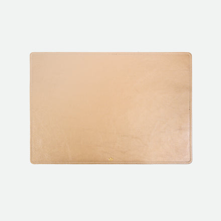 Placemat -1 piece - Pearly Rose Italian Nappa Leather