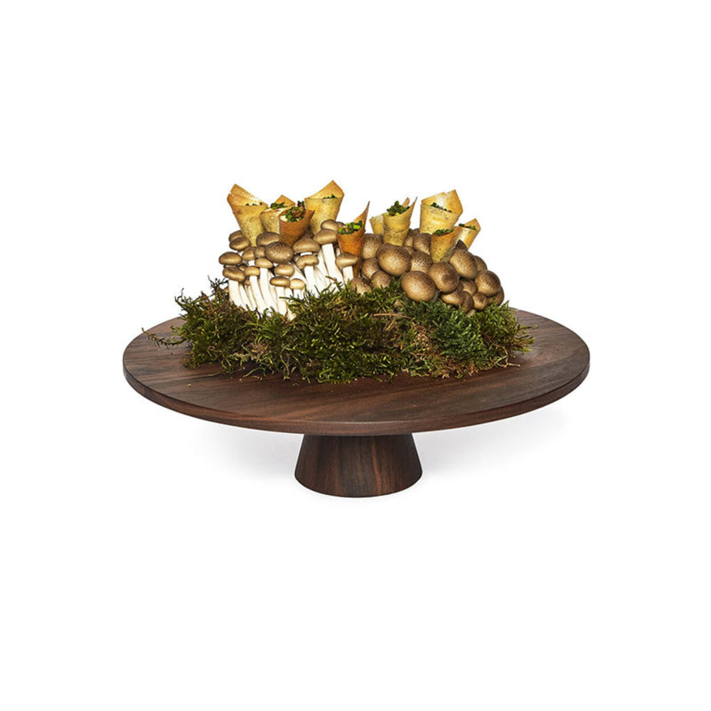 Dutchdeluxes - Handcrafted - Food stand - Large - Waxed walnut - Luxury - Brown