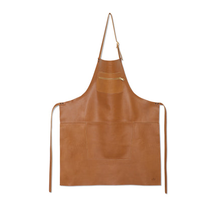 Dutchdeluxes - Handgemaakt - Leren Schort Perfo - Taupe