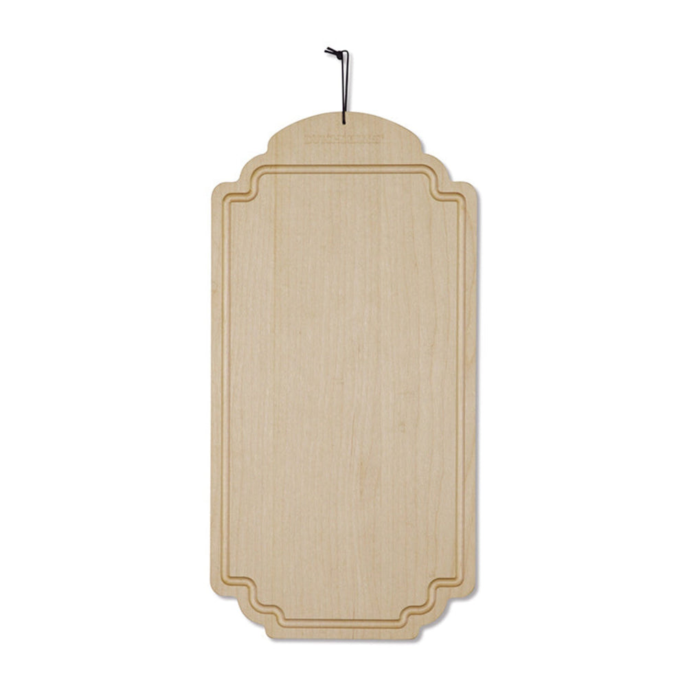 Dutchdeluxes - Handgemaakt - Luxe - Serveer- en snijplank - Ontbijtbord - Maple Esdoorn - Wit beige