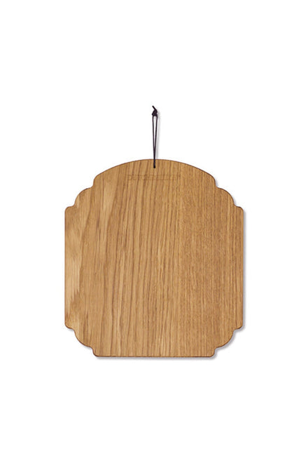 Dutchdeluxes - Handgemaakt - Hoogwaardig hout - Ontbijtplank - Serveerplank - Broodplank - 21x19,5 cm - Licht bruin
