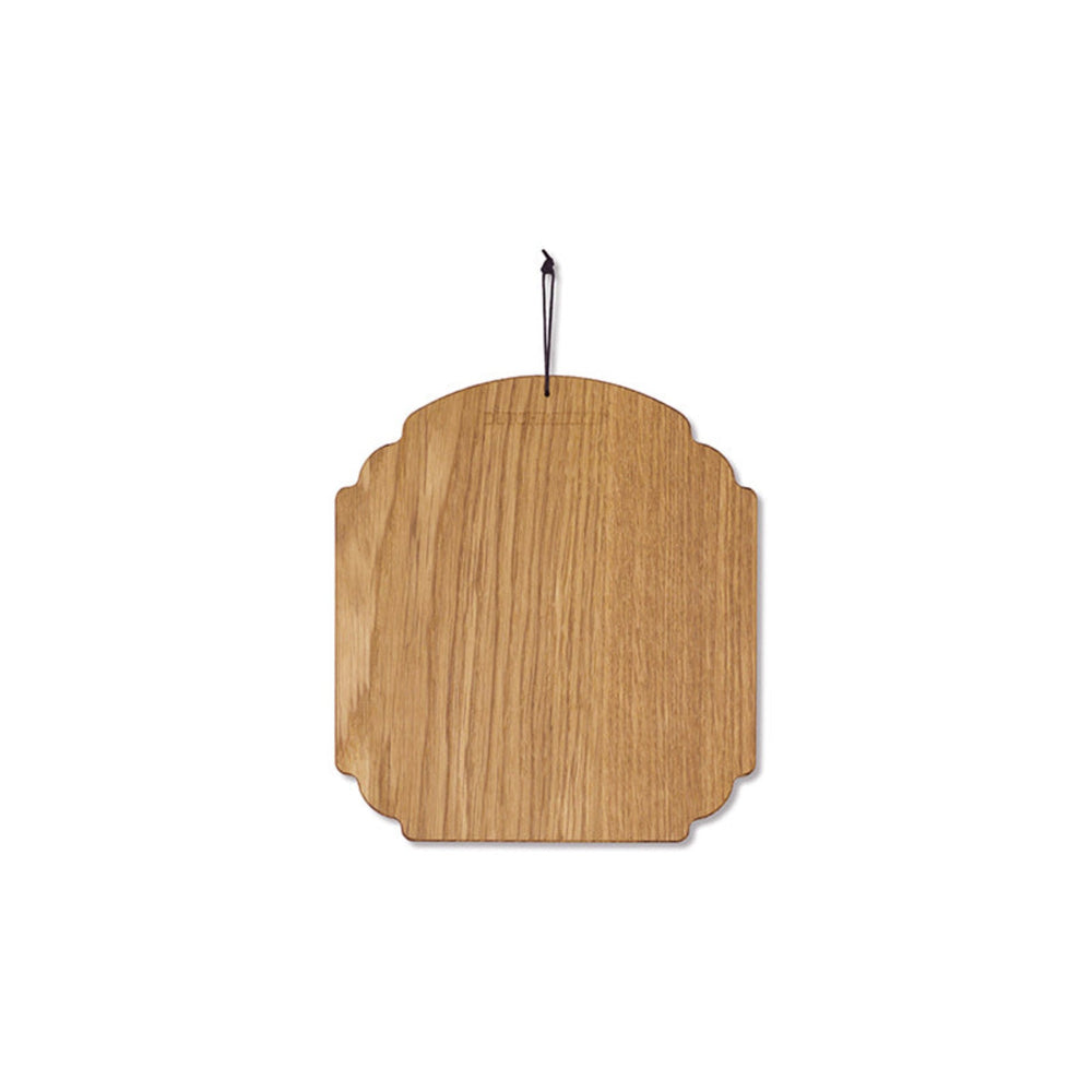 Dutchdeluxes - Handgefertigt - Hochwertiges Holz - Frühstücksbrett - Servierbrett - Brotzeitbrett - 21x19,5 cm - Hellbraun