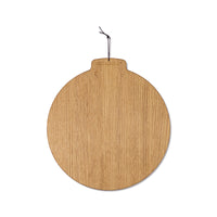 Dutchdeluxes - Handgemaakt - Luxe - Serveerplank - Snijplank - Beukenhout - Rond - Licht bruin