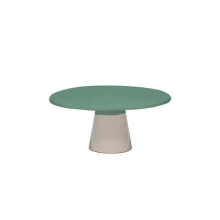 Dutchdeluxes - Dutchdeluxes - Cake Stand - Ceramic - Medium - 25 cm Diameter - Green
