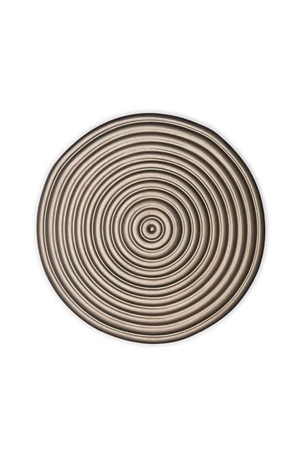 Dutchdeluxes - Ceramic - Cake stand - Platinum - Matt - 20 cm diameter - Brown