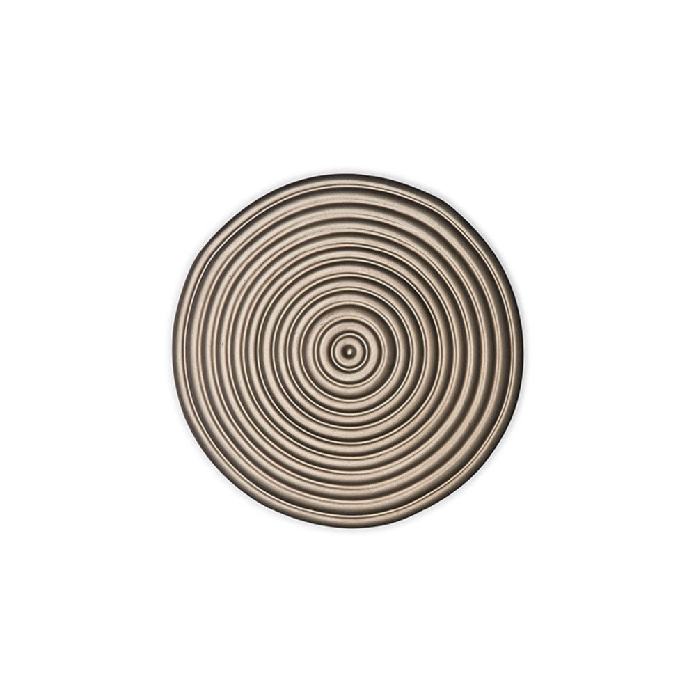 Dutchdeluxes - Ceramic - Cake stand - Platinum - Matt - 20 cm diameter - Brown