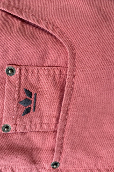 Dutchdeluxes - Denim - Barbecue - BBQ - Apron - Kitchen - Indigo jeans - 5 pockets - Pink