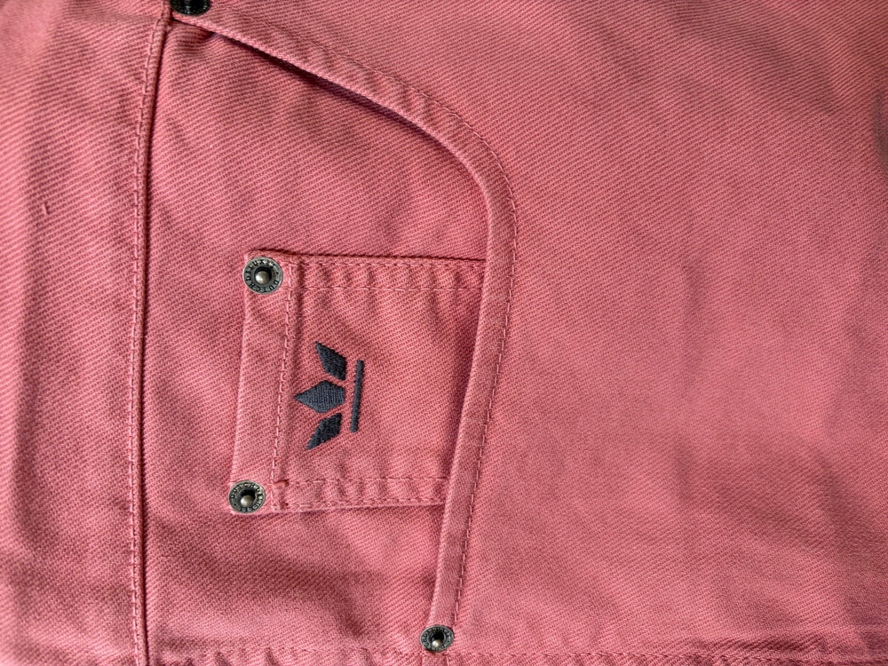 Dutchdeluxes - Denim - Barbecue - BBQ - Apron - Kitchen - Indigo jeans - 5 pockets - Pink