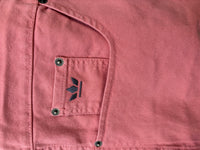 Dutchdeluxes - Denim - Barbecue - BBQ - Apron - Kitchen - Indigo jeans - 5 pockets - Pink