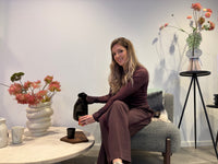 Dutchdeluxes - Earthenware - 2.5L - Large -  Handmade - Luxury carafe - Black