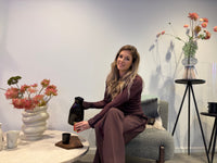 Dutchdeluxes - Earthenware - 2.5L - Large -  Handmade - Luxury carafe - Black