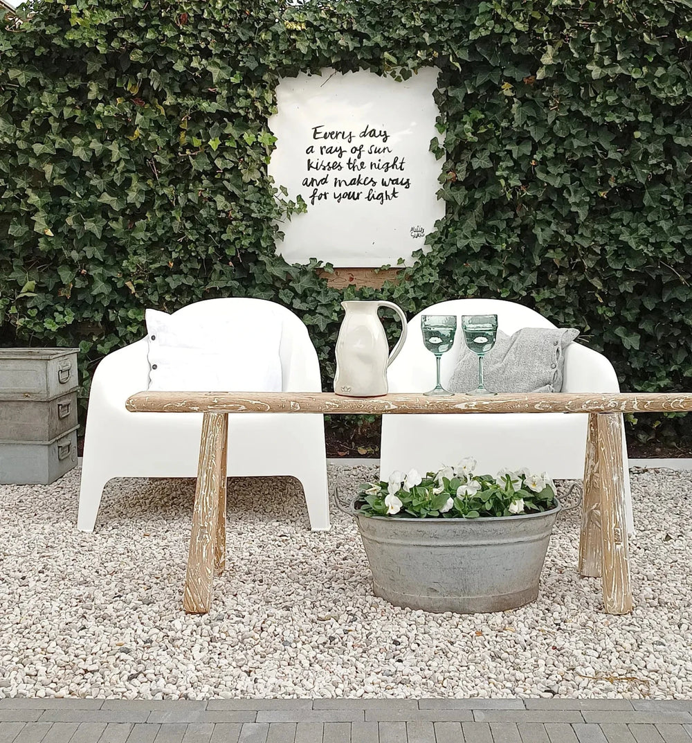 Dutchdeluxes - Luxe - Aardewerk - Medium - Karaf - Wit