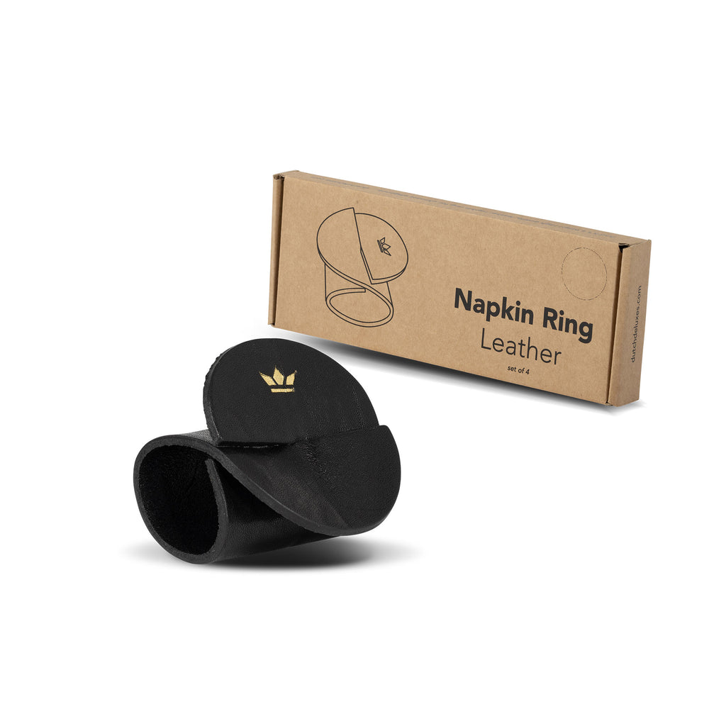 Napking Ring - 4 Pack - Vintage Black