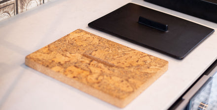 Oven dish lid - Medium Black Matt