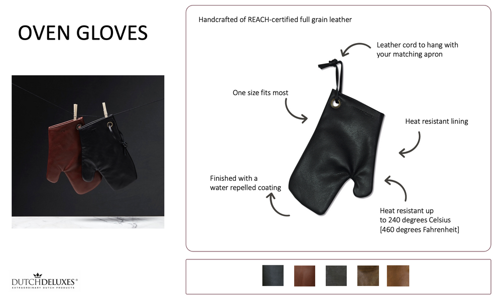 Oven Glove - Classic Brown