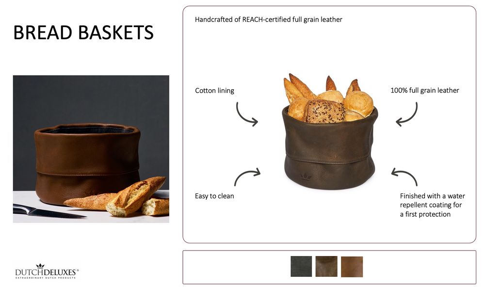 Bread Basket - Classic Brown