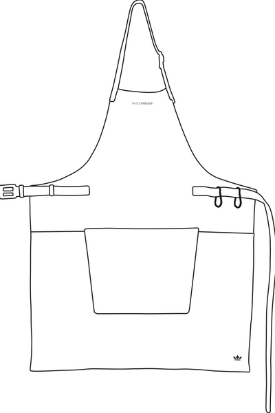 Apron Comfort Fit & BBQ style with hanging loops for Tools