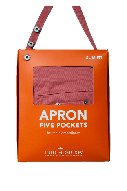 Dutchdeluxes - Denim - Barbecue - BBQ - Tablier - Cuisine - Jeans Indigo - 5 poches - Rose