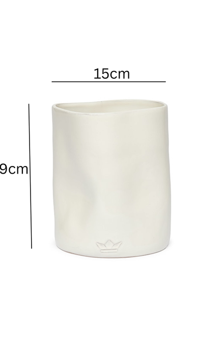 Dutchdeluxes Keukengereihouder - Handgemaakt - Keramiek - Keukengerei pot - Wit