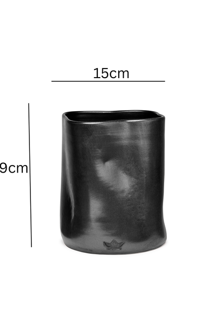 Dutchdeluxes Keukengereihouder - Handgemaakt - Keramiek - Keukengerei pot - Mat zwart