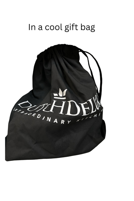 Dutchdeluxes - Luxury - Leather - Bread basket - Stylish - Stain- and water-resistant coating - Cognac